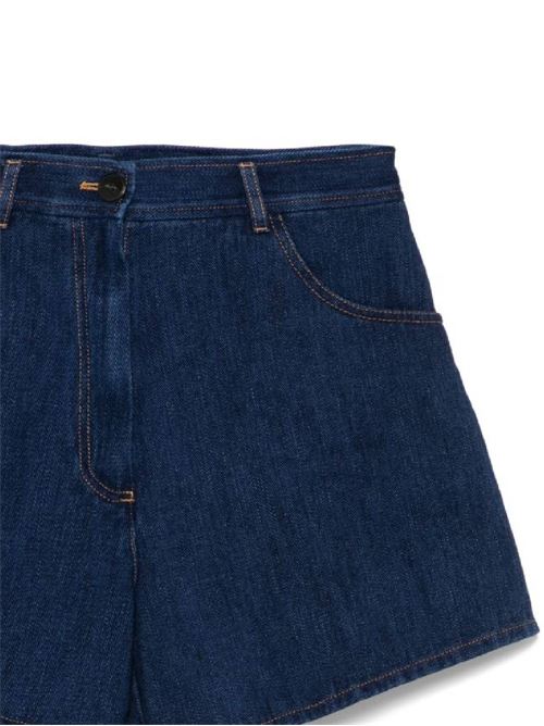 Indigo blue shorts FORTE FORTE | 13548INDIGO